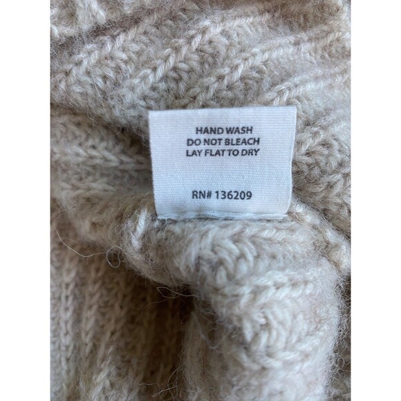HATCH Maternity Women's THE JO SWEATER Cotton/Alpaca Size 1 (S 2-4) $328 Oatmeal - Picture 12 of 15